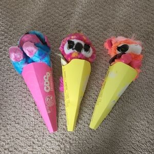 Three New COCO SURPRISE Stuffed Animals
